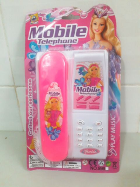 Điện thoại Búp bê Barbie dùng pin