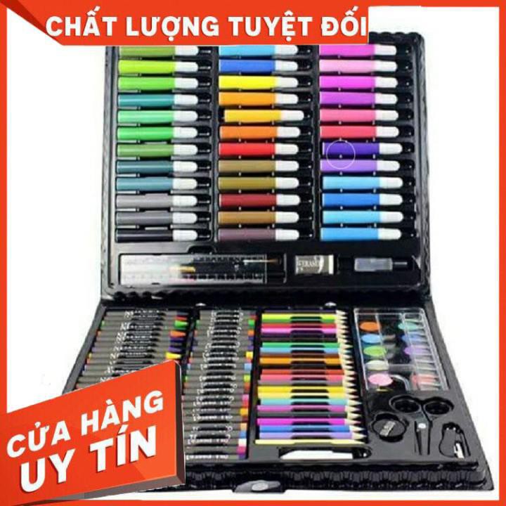 [XẢ KHO+FREE SHIP] Bộ bút màu 150 món 86 54 64 chi tiết cho bé