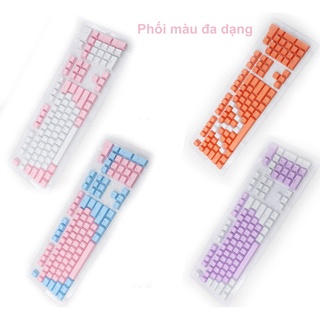 Keycap ABS xuyên led Doubleshot bộ 104 phím dành cho bàn phím cơ
