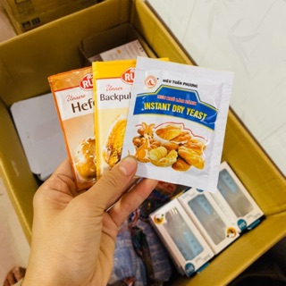 [Men Instant TP]Men nở không cần kích hoạt làm bánh mì bánh bao Instant TP / Mauri/Men Ruf/Bno Rufgói nhỏ 7gr date[2023