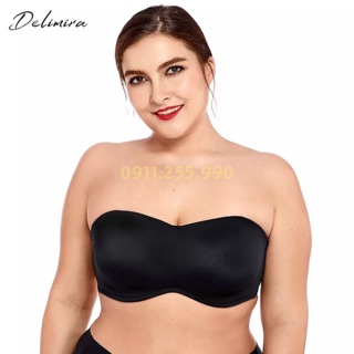 Áo Ngực Quả Ngang Cỡ Lớn Chống Tụt Có Gọng Bigsize