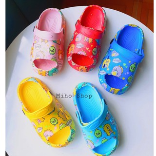 Dép Bánh Mì Có Quai Hậu Nhẹ Mềm Êm Siêu Đẹp Cho Bé Trai Bé Gái Mihoshop