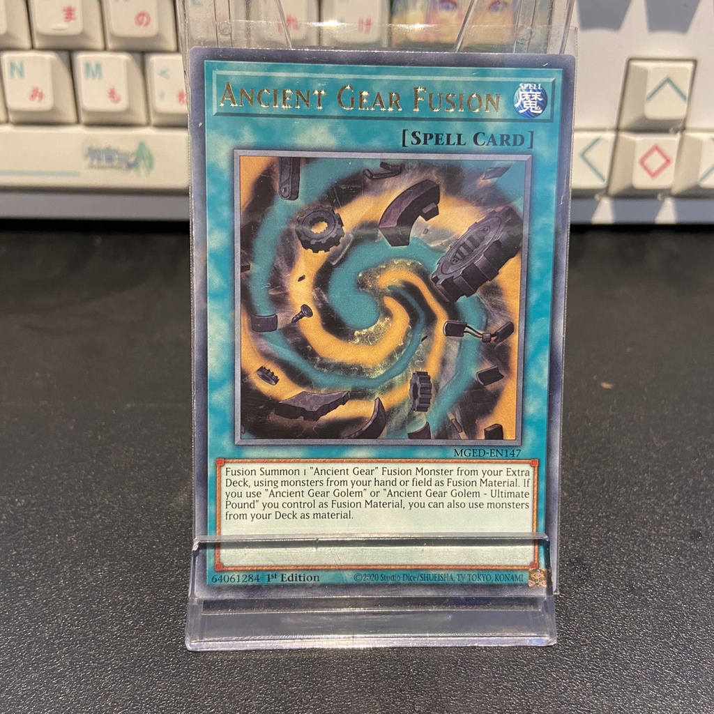 Ancient Gear Fusion - MGED-EN147 - Rare 1st Edition