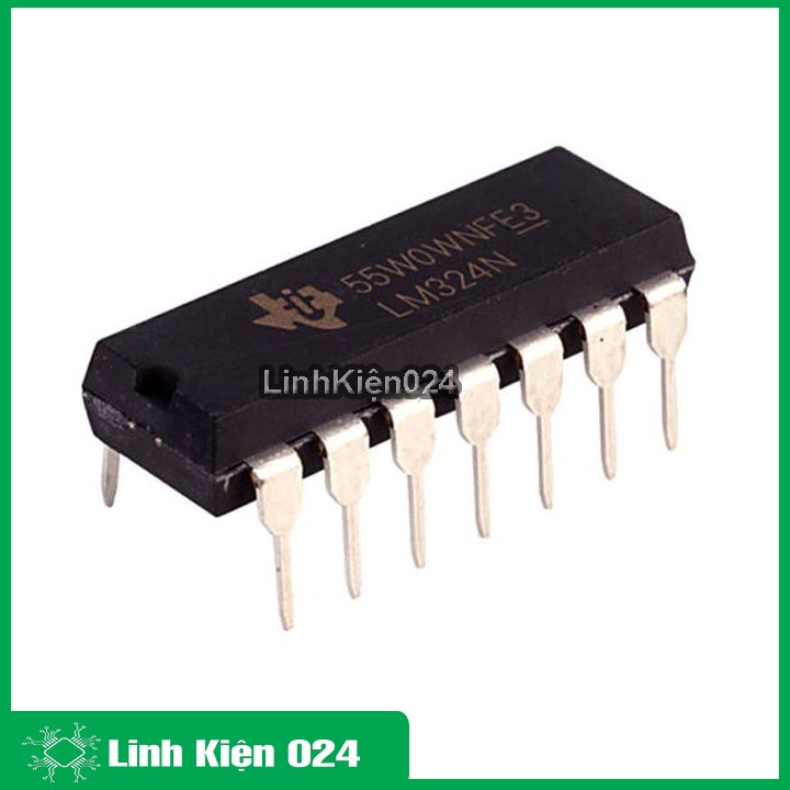 Ic chức năng LM324 chân cắm Dip-14