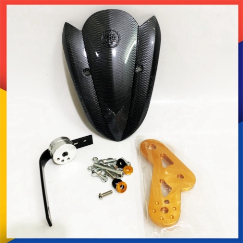 CHẮN BÙN SIÊU NHÂN CARBON CHÂN NHÔM CNC CHO EXCITER 150 ( HÀNG ĐỜI ĐẦU RẤT CHẮC CHẮN)