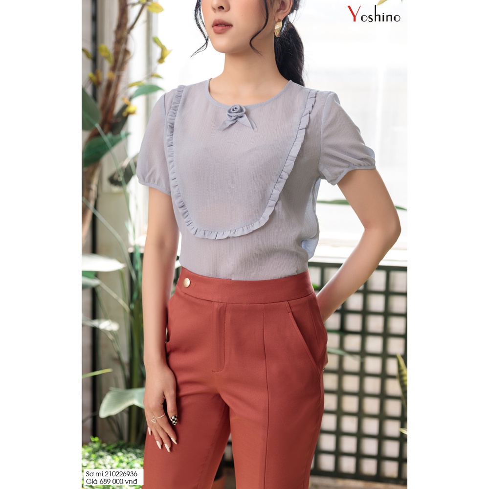 Áo Sơ Mi Nữ YOSHINO Chất Voan Thoáng Mát Trẻ Trung Đi Làm 210226936