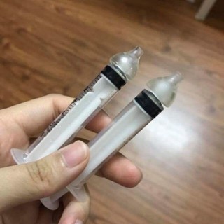 Combo 5 đầu nút silicon dụng cụ rửa mũi cho bé.
