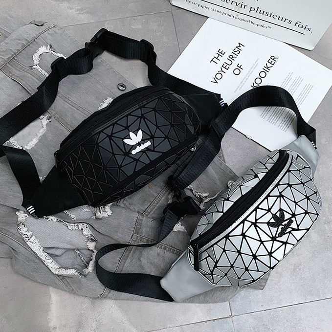 Túi đeo chéo nữ đi chơi thời trang unisex cá tính phong cách ulzzang da pu phản quang đi dạo phố chống nước siêu đẹp | BigBuy360 - bigbuy360.vn