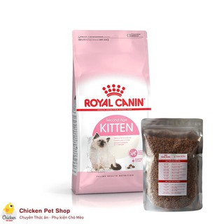  Thức Ăn Hạt Royal Canin Kitten Cho Mèo Con Gói 1kg Túi Zip Bạc