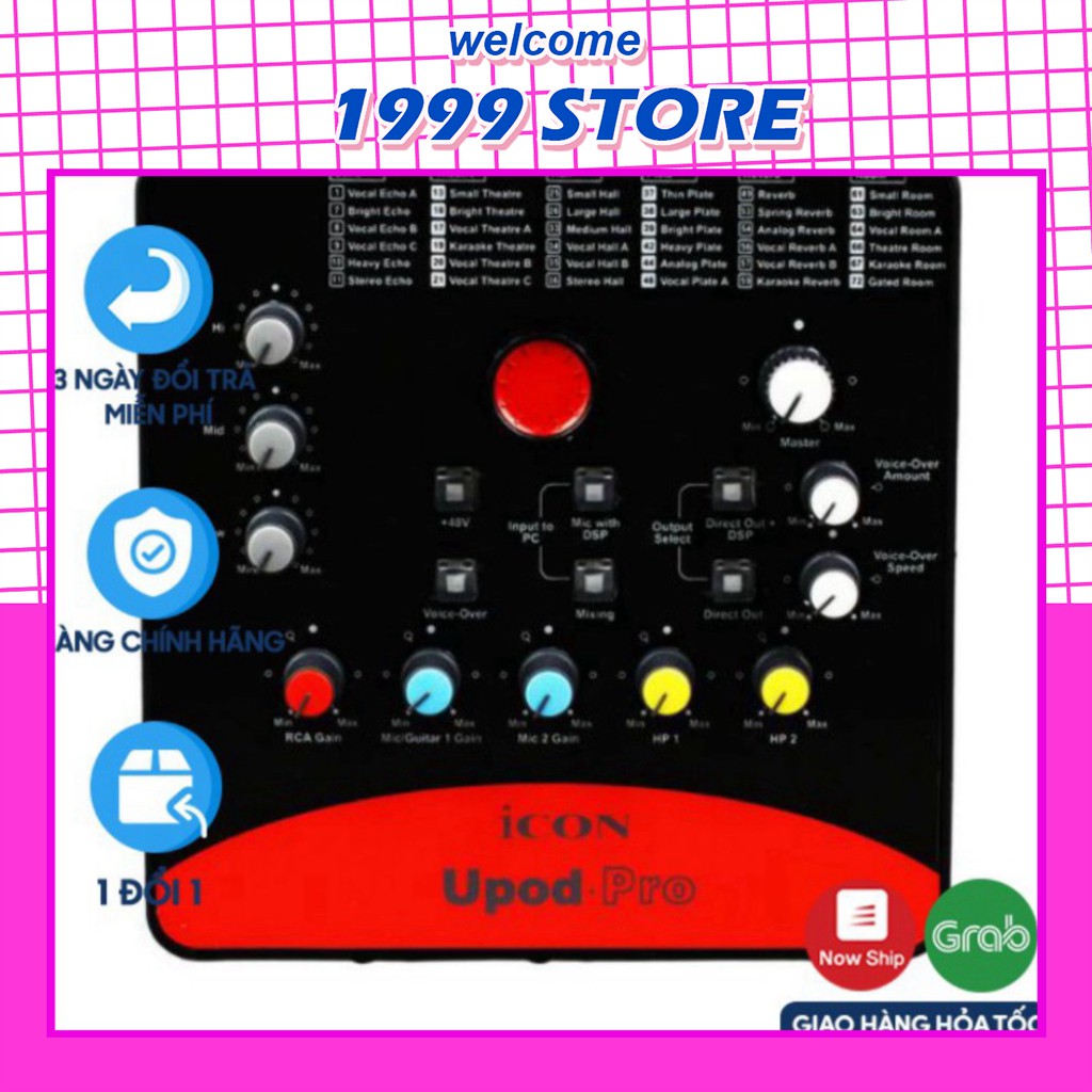 Sound Card Hát Karaoke Thu Âm Live Stream Icon Upod Pro Chính Hãng | 1999 Store