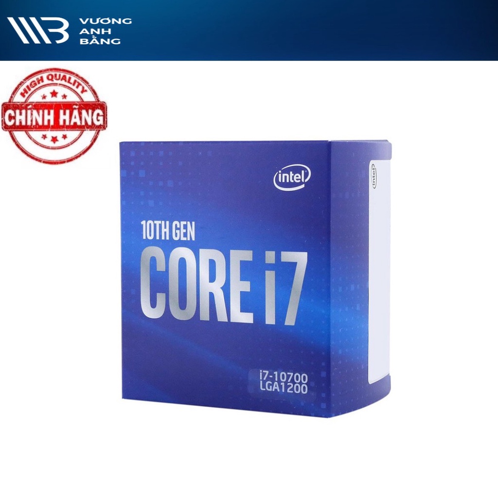 CPU Intel Core i7-10700 Box - Hàng Chính hãng