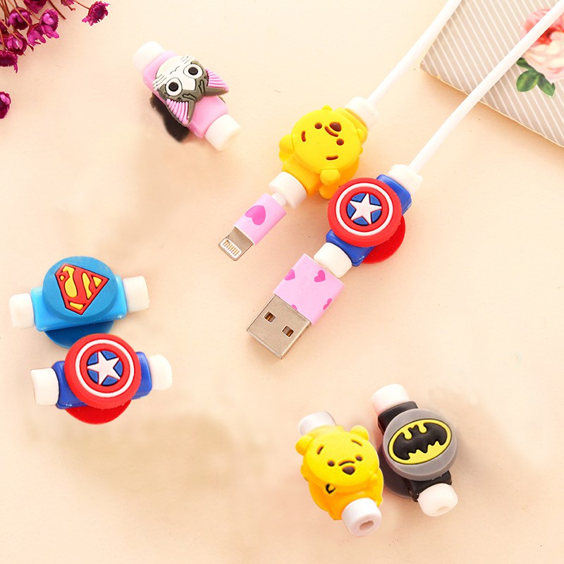 Phụ Kiện Bảo Vệ Dây Cáp Sạc Usb Hình Thú Đáng Yêu 2018 Cho Iphone Ipad