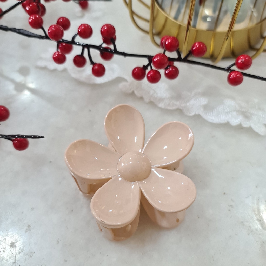 Kẹp Tóc Càng Cua Hình Hoa Mai Siêu To Nhiều Màu Xinh Xắn Cho Nữ Đi Du Lịch Biển Mùa Hè Chụp Hình Sống Ảo