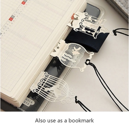 Set Bookmark kim loại có thể vẽ trang trí - Ngẫu nhiên 1 cây