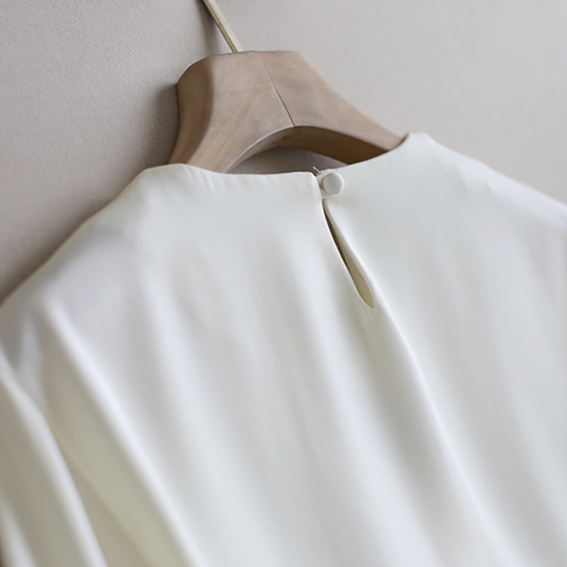 Áo Sơ Mi Nữ Tay Dài Cổ Bèo Xoắn Nơ Thiết Kế Sang Chảnh Thời Trang Sugal SO MI NU 012