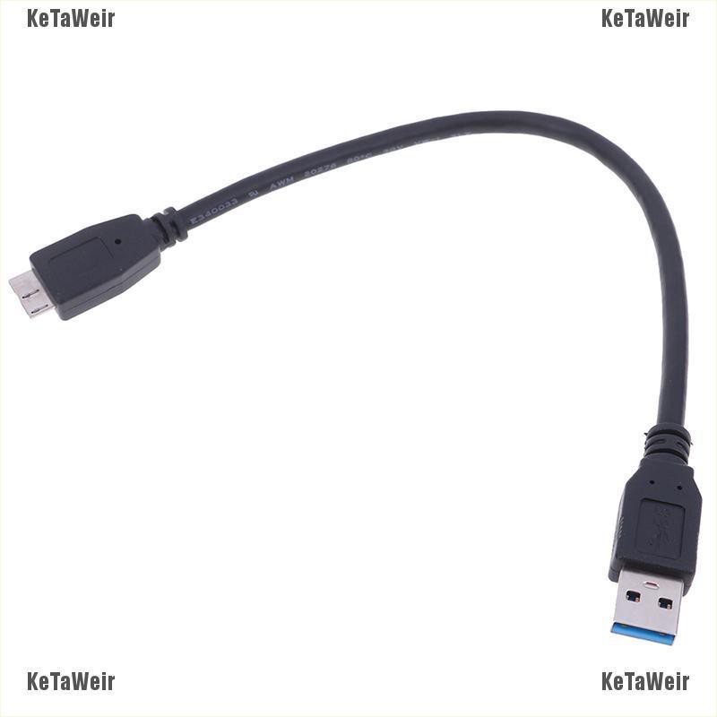 Dây Cáp Kéo Dài 30cm Usb 3.0 Male A Sang Micro B Dành Cho Ổ Đĩa Cứng