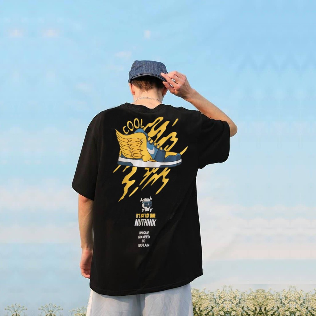 [Video + Ảnh Thật] Áo thun tay nỡ from rộng Hot Trend  Tay Lỡ Form Rộng Ulzaang Cá Tính size  < 75kg | BigBuy360 - bigbuy360.vn