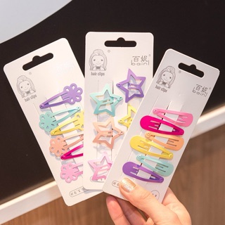 Kẹp tóc nhiều màu sắc set 6 cái