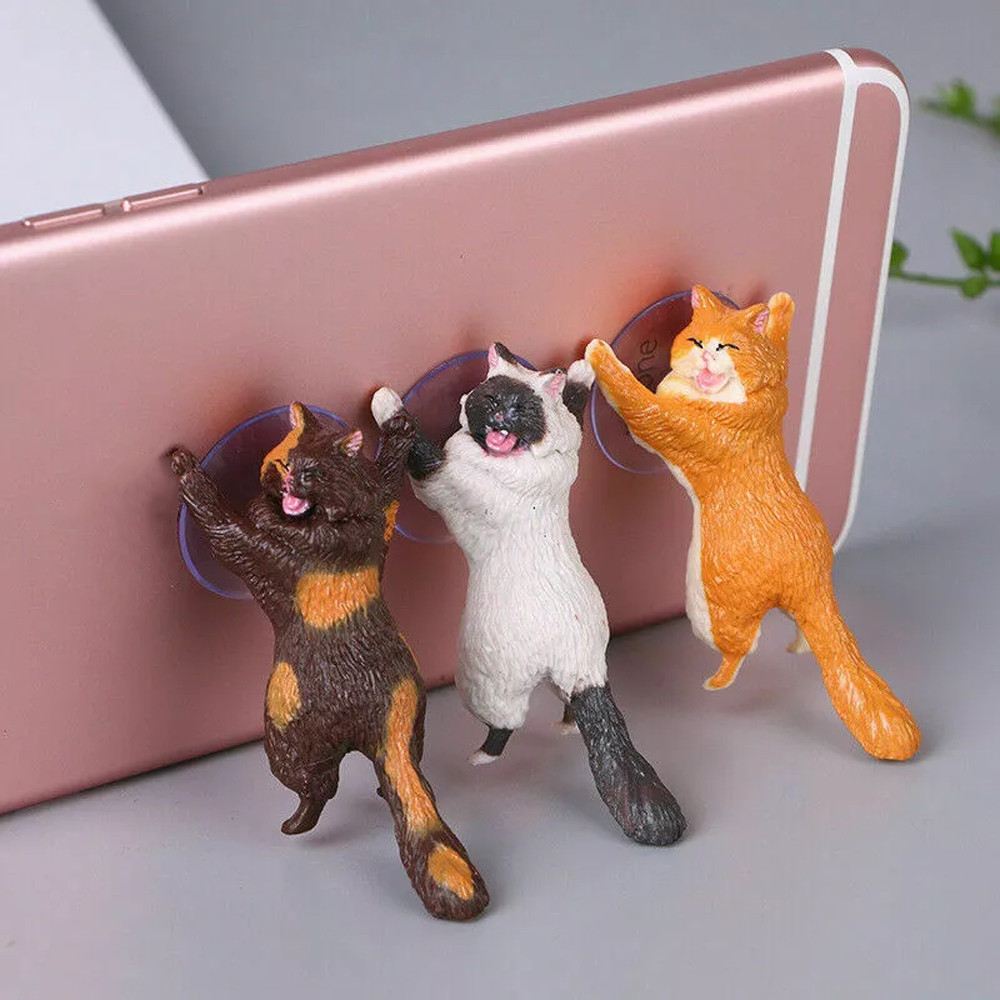 XIAOMI Giá Đỡ Điện Thoại Hình Mèo Dễ Thương Chất Lượng Cao