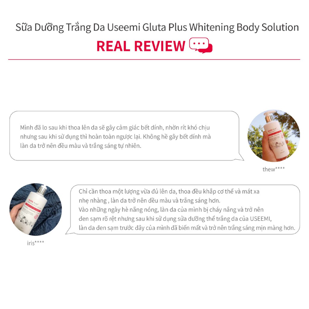 Sữa Dưỡng Thể Làm Trắng Da Useemi Gluta Plus 300ml | BigBuy360 - bigbuy360.vn
