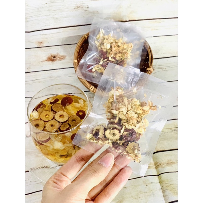 Sức Khỏe & Sắc Đẹp Trà Táo Đỏ Hoa Nhài Tự Nhiên