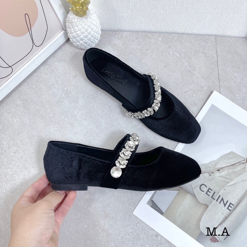 Giày búp bê quai đá fullbox