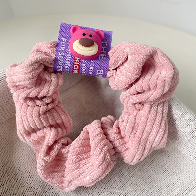 Cột tóc scrunchies gấu dâu tây Lots-o'-Huggin 'Bear Mua Tất (muatatshop)