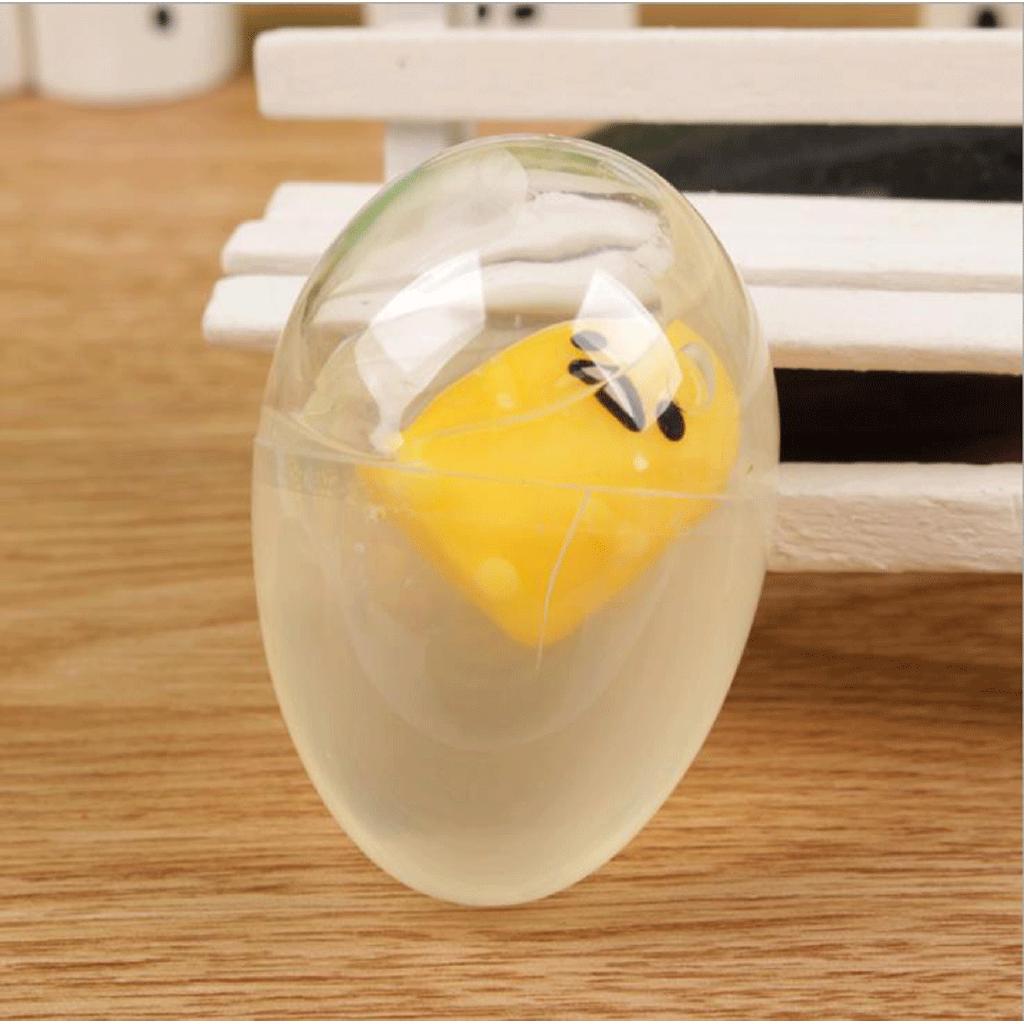 Đồ Chơi Lòng Đỏ Trứng Lười Biếng Trong Suốt Vui Nhộn Sáng Tạo