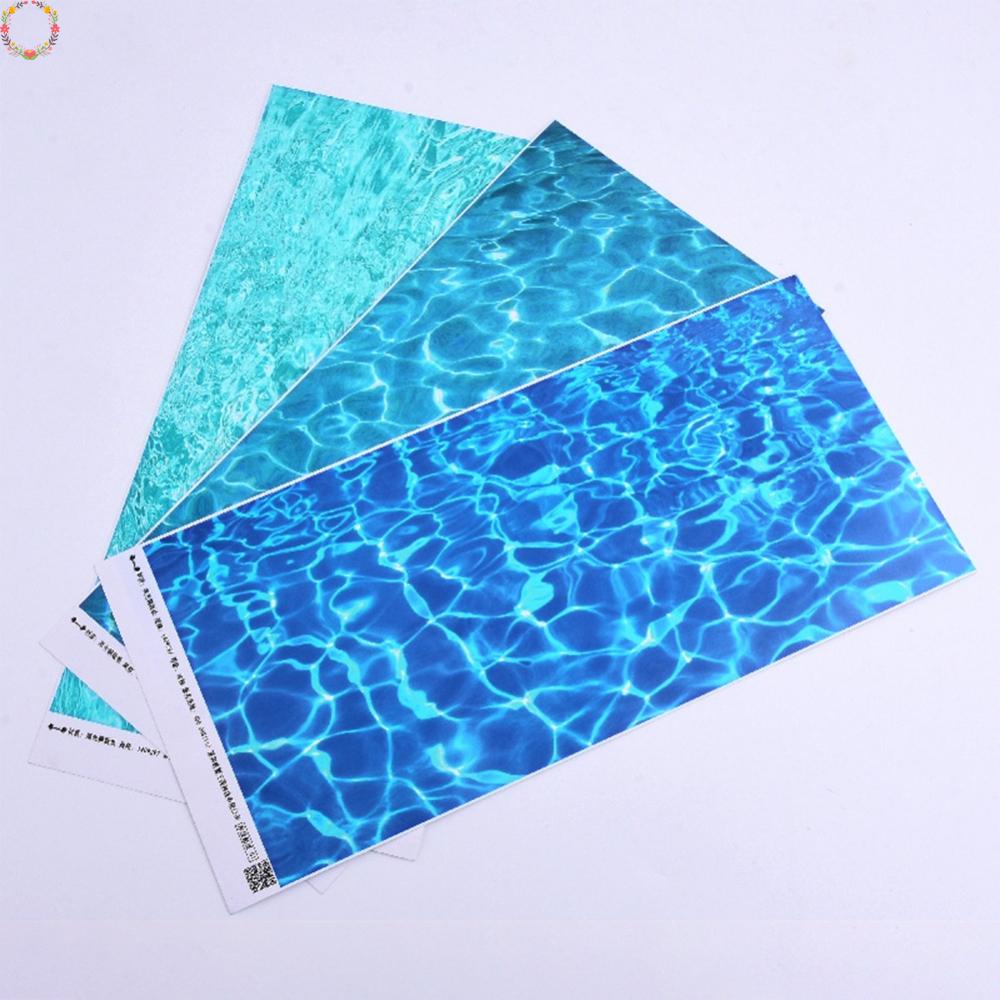 1 DIY three-dimensional model river landscape water rail landscape model outdoor material building model DIY handmade simulation water pattern paper