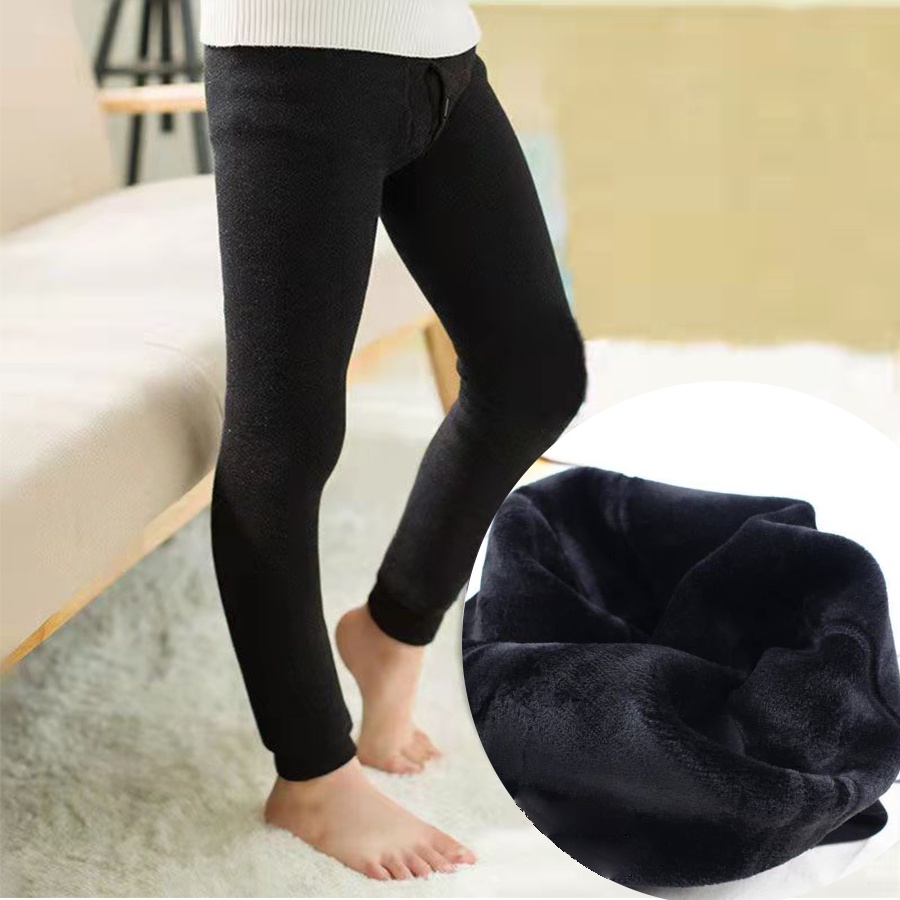 Quần Tất Lót Lông cho Nam, lông chuẩn dày dặn giữ ấm tốt, co giãn 4 chiều