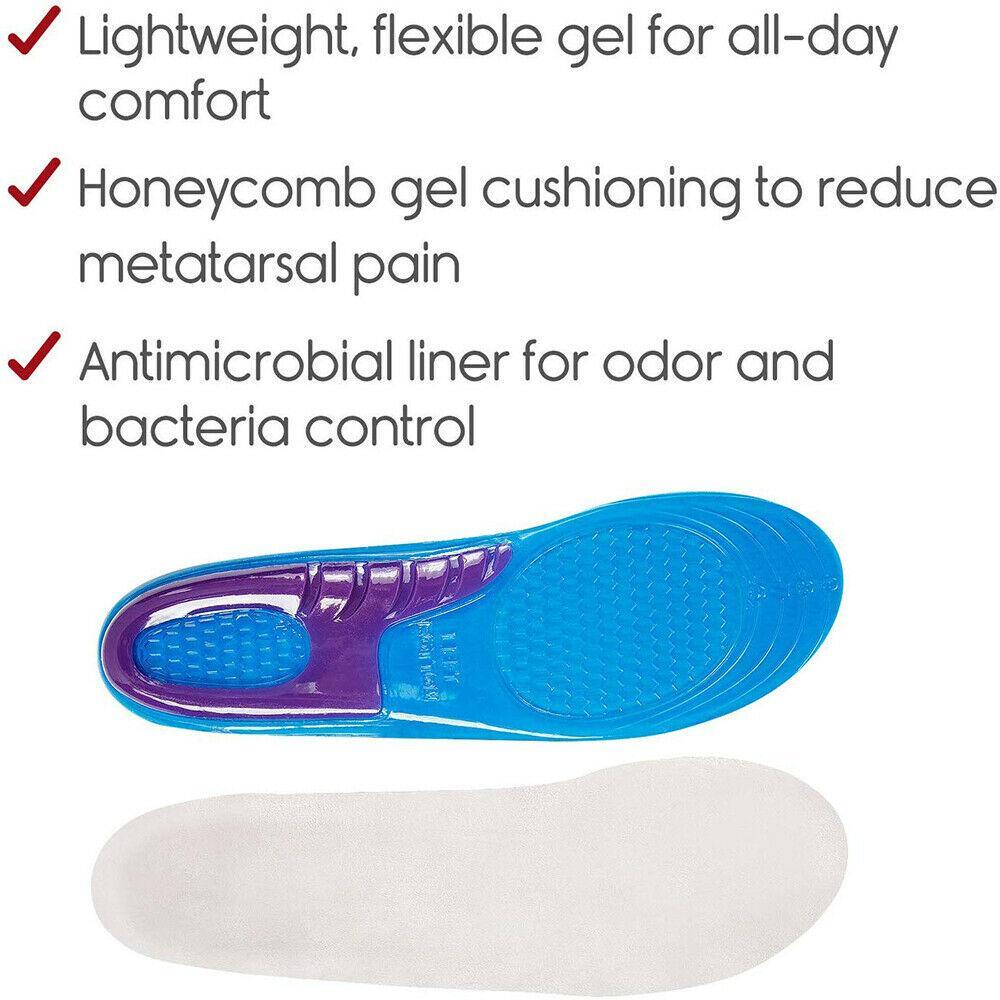Cặp Đệm Silicone Lót Giày Thể Thao Hỗ Trợ Giảm Đau Chân