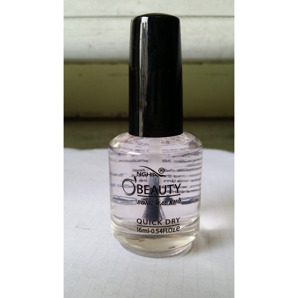 Topcoat nắp đen siêu bóng O'Beauty