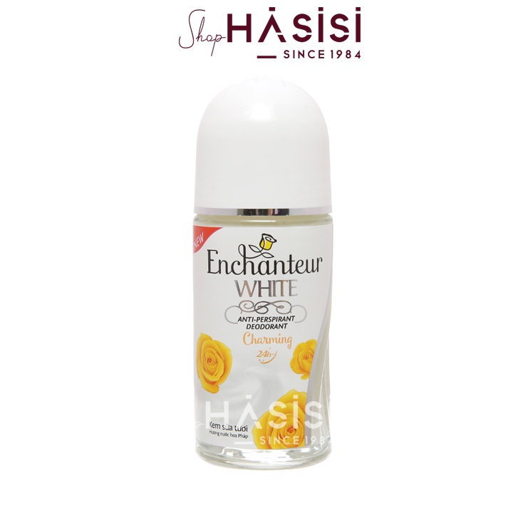 Lăn Khử Mùi Sữa ENCHANTEUR - White Anti-Perspirant Deodorant 50ml
