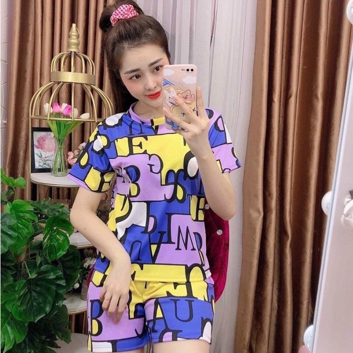 [HOT TREND] Đồ Bộ Nữ Mặc Nhà Mùa Hè Đồ Bộ Thun Lạnh Tay Ngắn Đủ Size - Đồ Bộ Dễ Thương Nhiều Mẫu - Bộ Pijama thời thượng | BigBuy360 - bigbuy360.vn