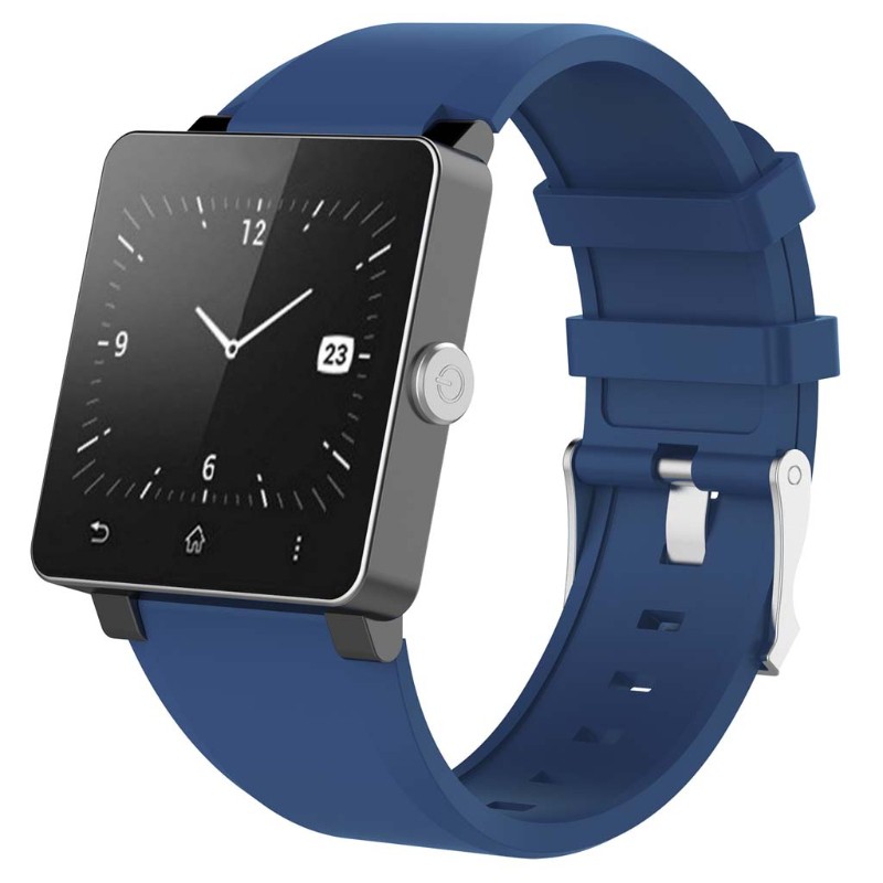Dây Đeo Thay Thế Chất Liệu Silicon Thiết Kế Nhiều Lỗ Thời Trang Cho Sony Smartwatch 2 Sw2