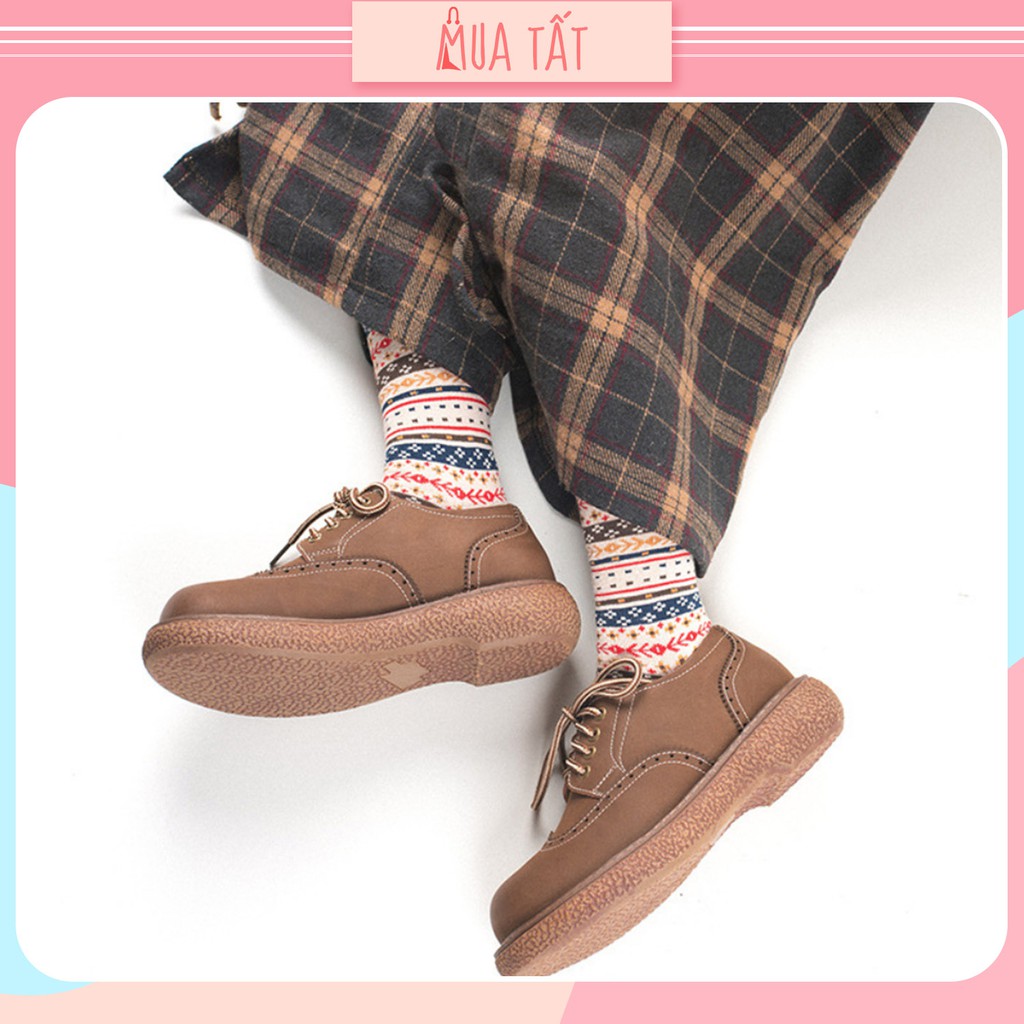 Vớ dài/ tất dài thổ cẩm unisex Mua Tất (muatatshop)