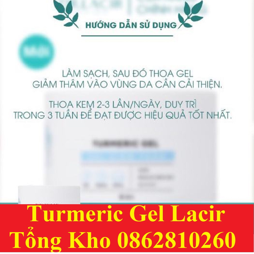 Gel nghệ giảm thâm turmeric gel Lamer Dr Lacir chính hãng drlacir