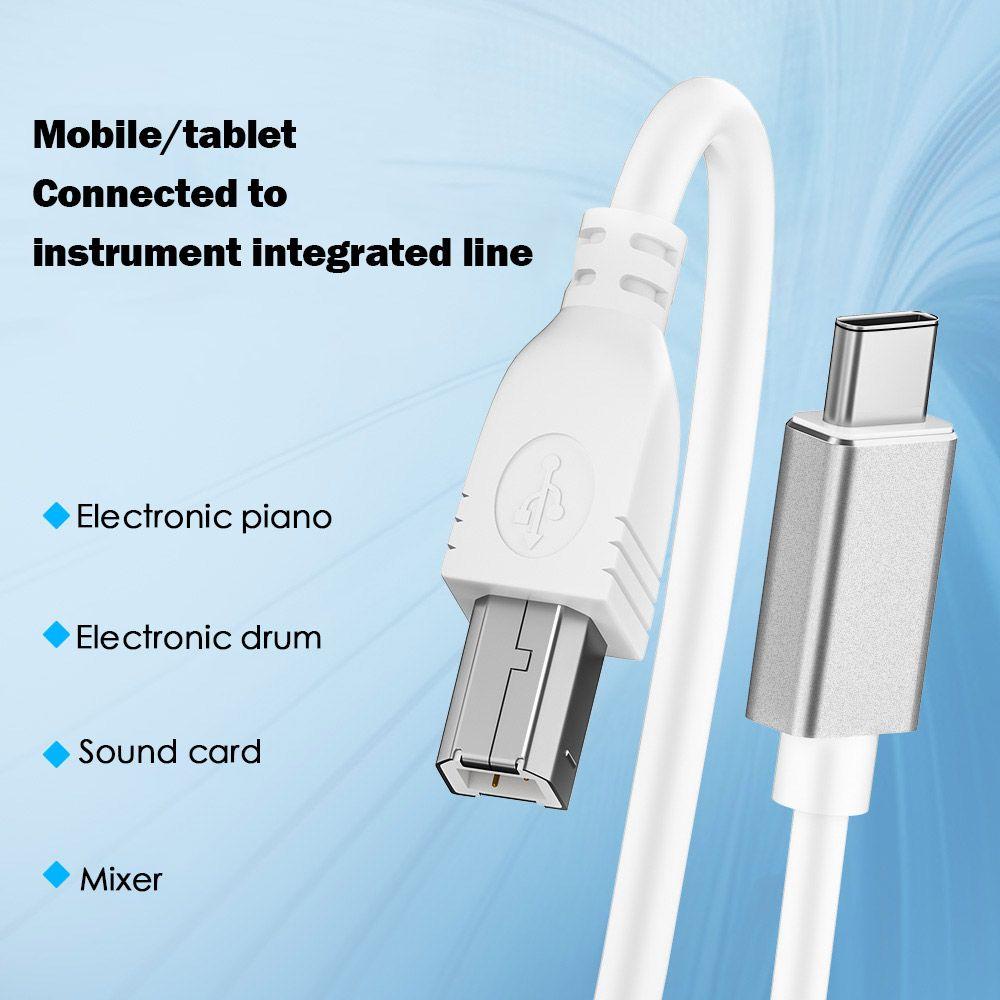 MYRONGVN Dây Cáp Kết Nối Loại C Sang USB 2.0 ADC Cho Đàn Piano / Điện Thoại Casio