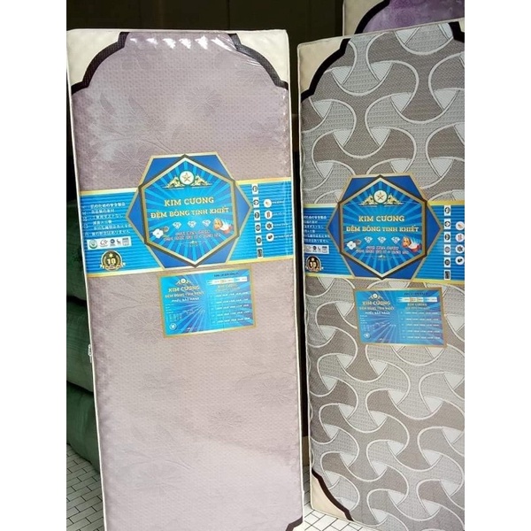 Đệm Bông Ép Mặt Massage 3 Tấm Kim Cương Kháng Khuẩn
