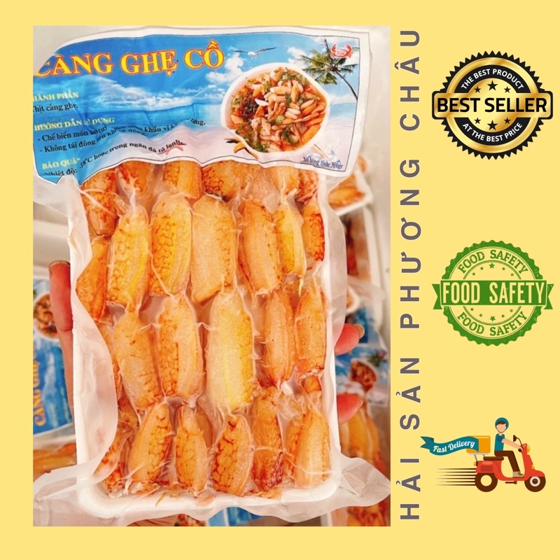 Càng ghẹ cồ bóc sẵn ngon chất lượng nấu súp, nấu bánh canh cua ghẹ 250g