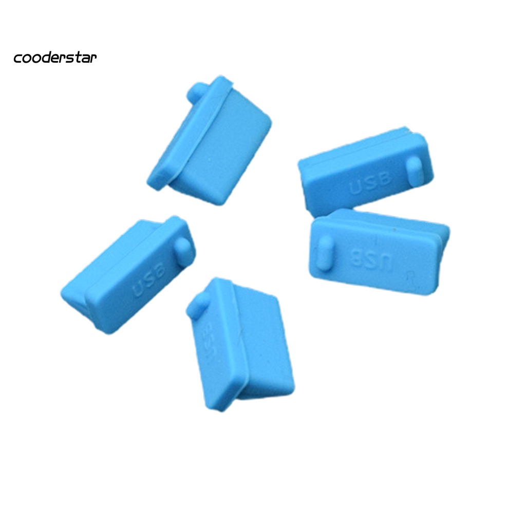 Bộ 5 nút chống bụi cổng sạc USB 2.0/3.0 cho máy tính xách tay