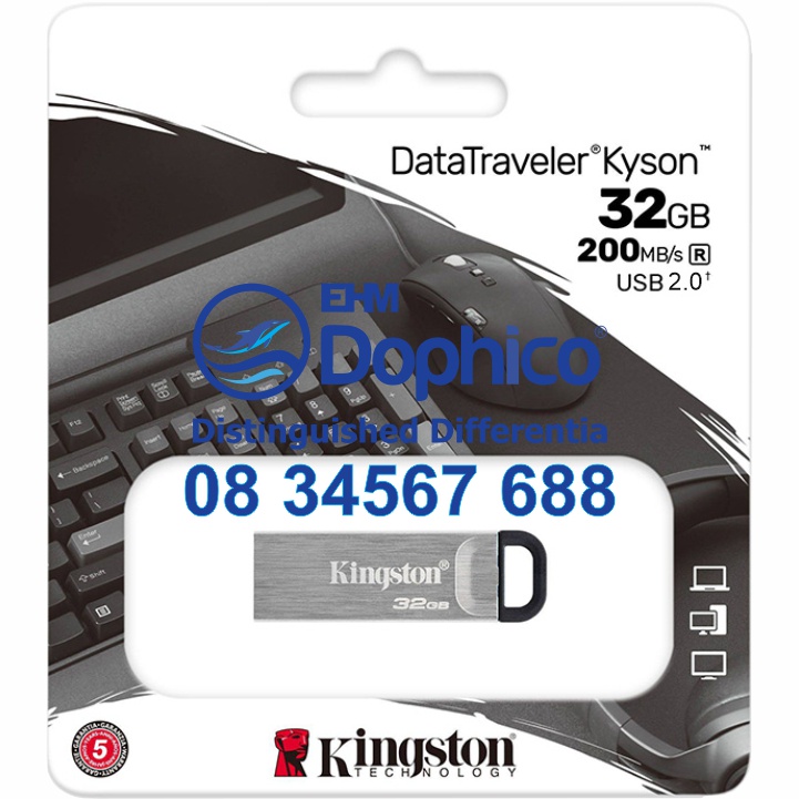 USB 64GB/32GB/16GB Kingston DataTraveler Kyson – Chính hãng – Bảo hành 5 năm