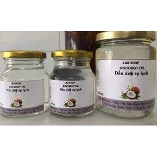 Dầu dừa ép lạnh, hũ 100 ml