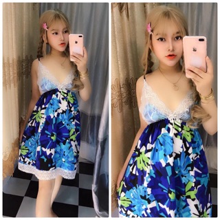 Đầm lụa satin sale 75k