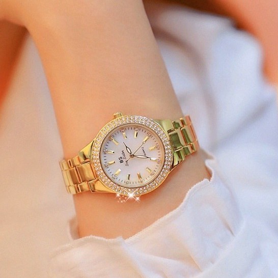 Đồng hồ nữ cao cấp chính hãng thương hiệu bs (tặng kèm hộp , pin dự phòng và phụ kiện thâu dây)