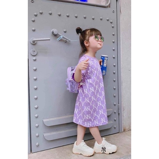 Váy xuông M.L.B tím bé gái