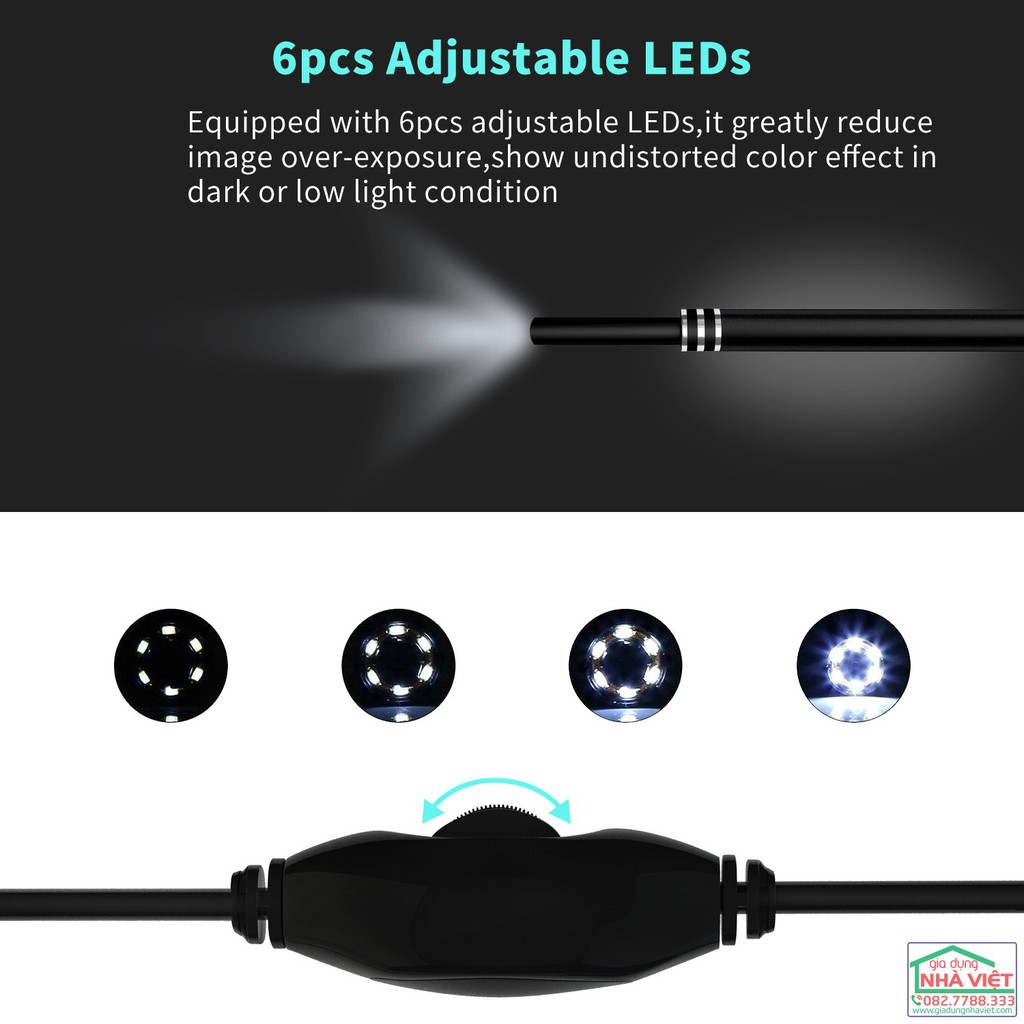 Camera nội soi tai mũi họng Visual Earwax Clean Tool I96