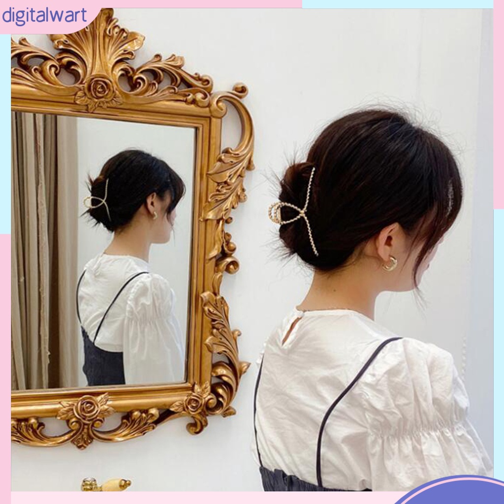 Kẹp tóc kim loại thiết kế thanh lịch dành cho nữ