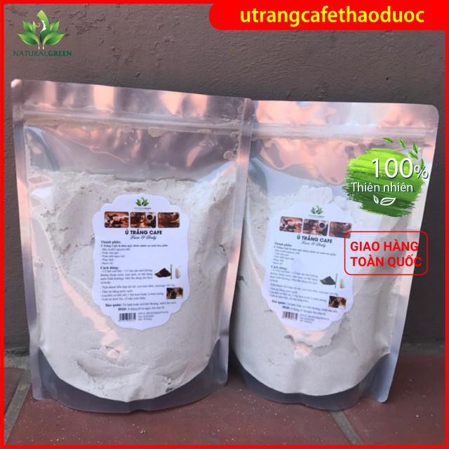 (COMBO SỈ  1KG Ủ CAFE)  Ủ Trắng Cafe, Bột Tắm Trắng Cafe Thảo Dược, Trắng da, tẩy da chết, mờ thâm nám sạm da, Giảm sần