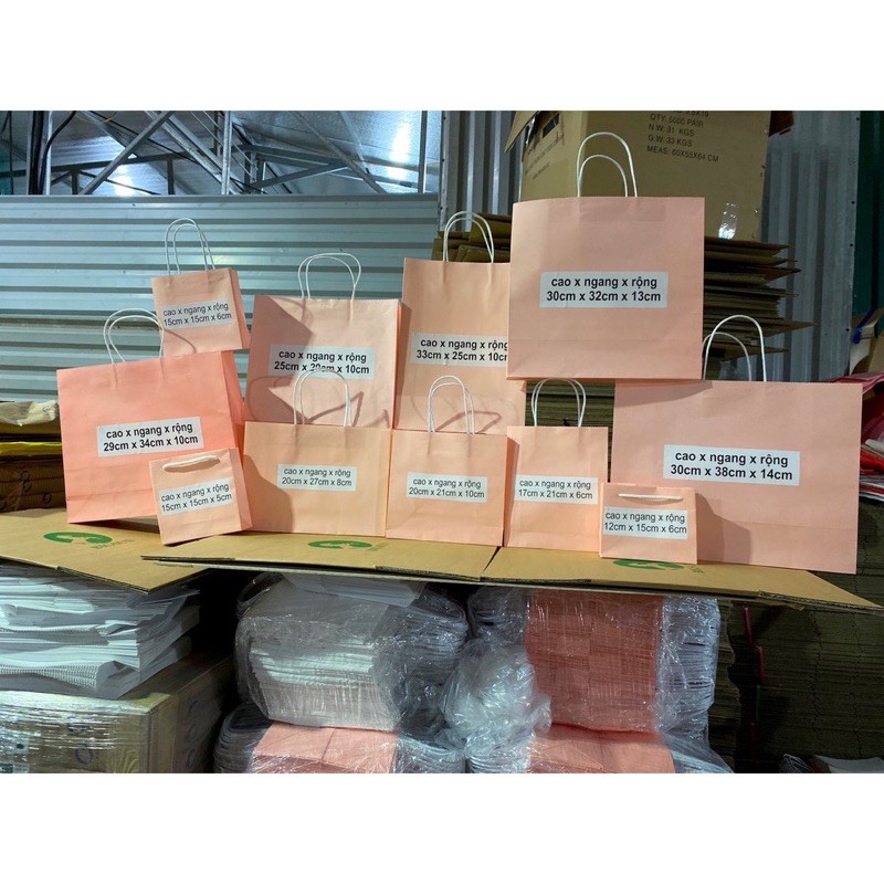 TÚI GIẤY KRAP. 10 cái.  20x27cm